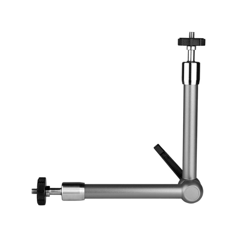 High Strength Photography Arm Adjustable 7/11Inch Option Constructed From Aluminum Alloy 10KG Load 1/4 Screw Mount