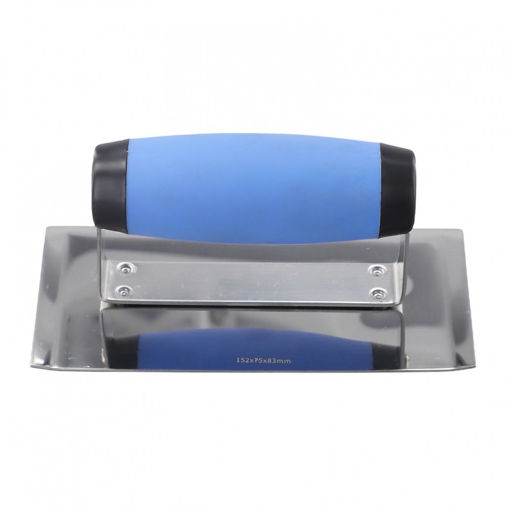 Plastering Trowel with Plastic Handle Designed for Ergonomic Comfort During Use