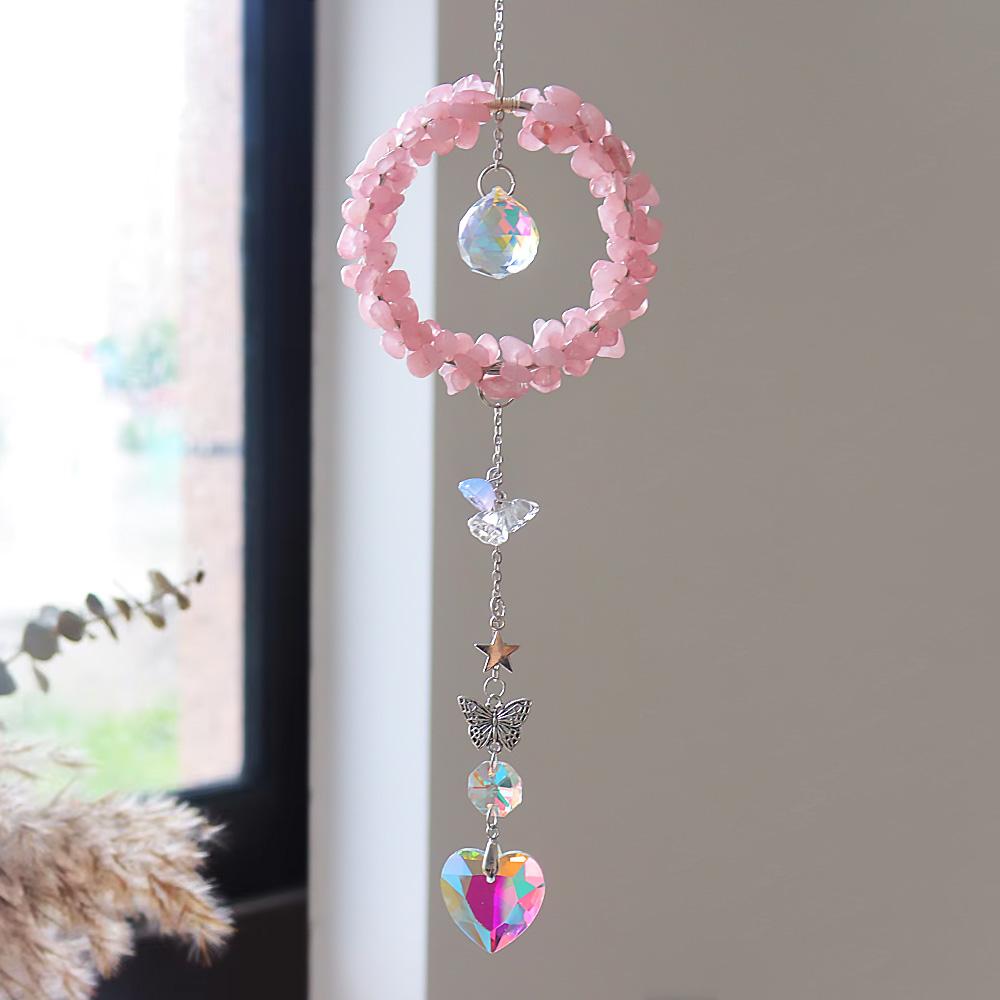 Super Quality Crystal Suncatcher Various Crystal Round Suncacther Car Hanging Carystal Dreamcatcher Perfect Gift