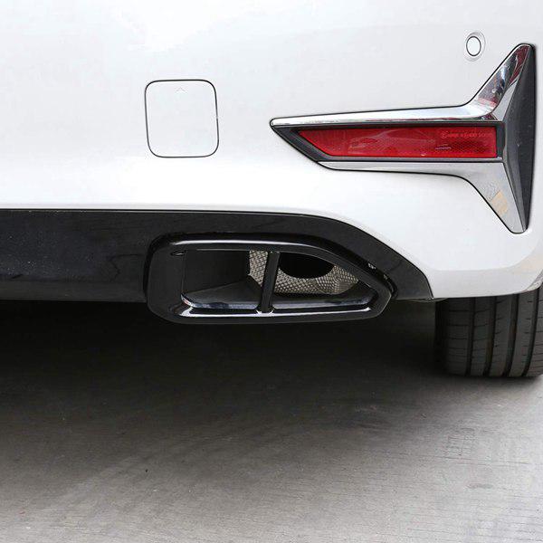

Black Stainless Steel Quad Exhaust Tip Frame for BMW 3 Series - Deepened Type Car Exterior Accessory None