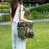 Camouflage Insulated Cooler Bag 19L Large Capacity Outdoor Picnic Tote Thermal Lunch Bag for Camping