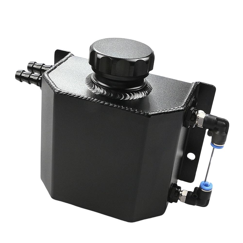 1L/2L Radiator Coolant Overflow Bottle Universal Radiator Overflow Coolant Can Polished Reservoir Automobile Parts