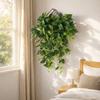 Plastic Fake Hanging Plants Handmade Artificial Simulation Greenery Lifelike Decorative Fake Tree Leaves Garden Decor