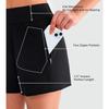 CHARMLEAKS Women's 3" High Waisted Swim Shorts with Zipper Pockets Quick Dry Board Shorts Swimsuit Bottoms Built-in Brief