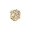 Pandora Hollow Galaxy Charm 14k Gold Synthetic Cubic Zirconia Jewelry Accessories Women's 750827CZ