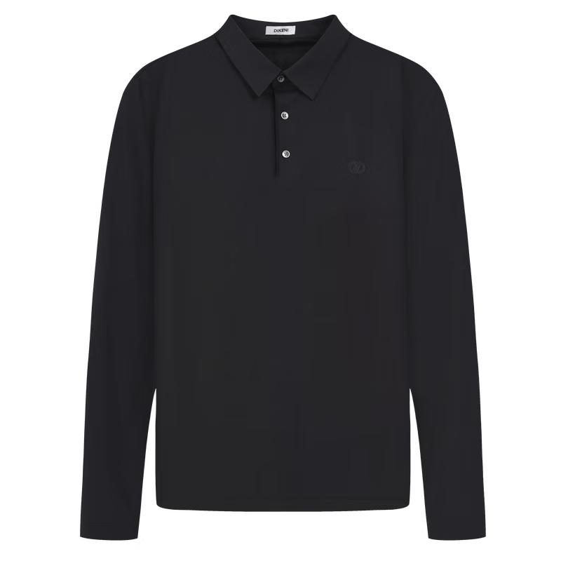 DIKENI Men s Cloud Lightweight Long Sleeve Polo Knit Shirt 2XL