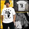 Afro Puerto Rican Lion  Afro Boricua Taino Afro Latino Melanin Cotton Tee Unisex T-Shirt