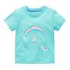 Jumping Meters New Arrival Unicorn  Girls Tees Cotton Summer Toddler Clothes Kids Tops Children's Tshirts