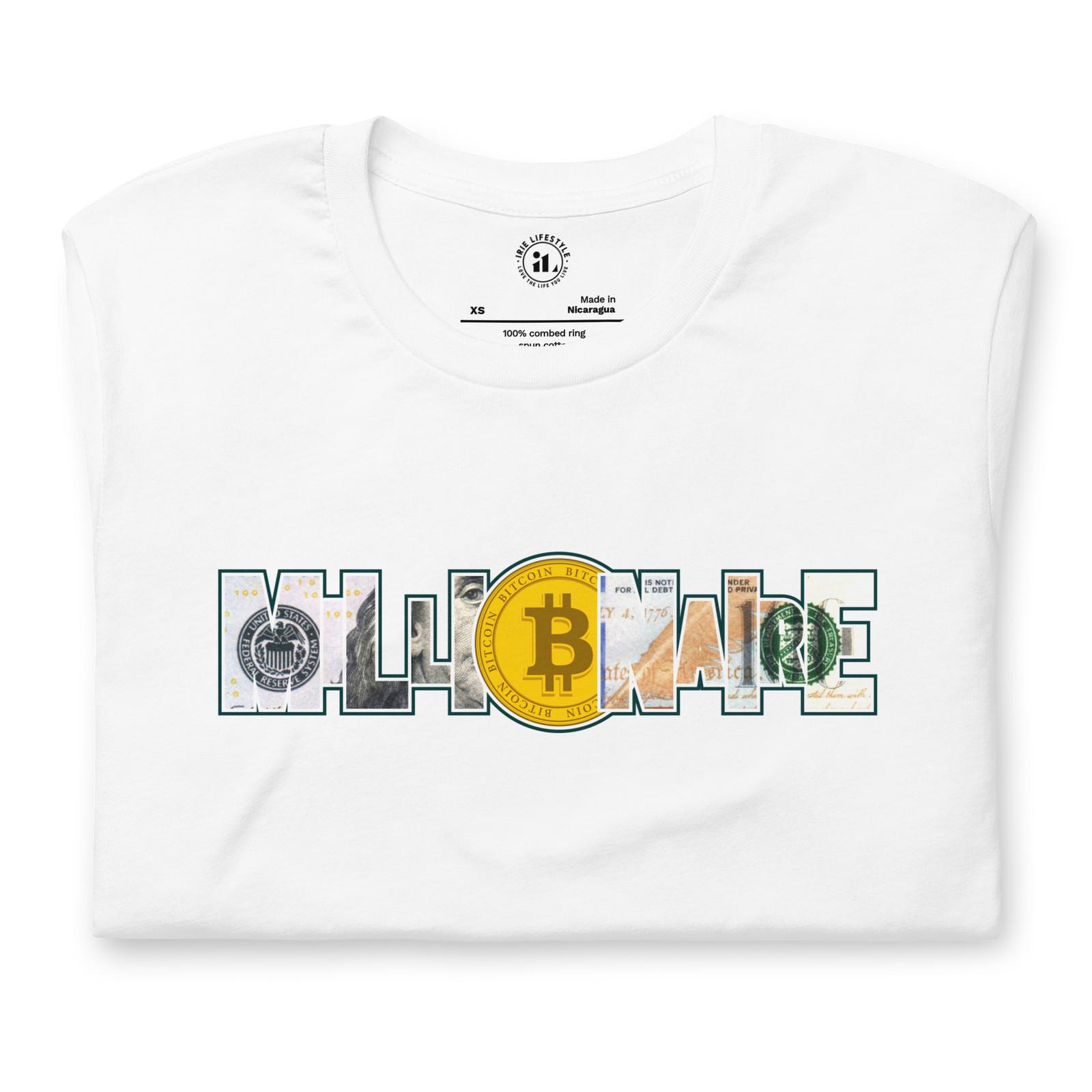 BITCOIN MILLIONAIRE. Unisex t-shirt XXXL