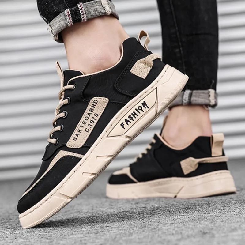 Summer New Breathable 2024 Men Sneakers Version of Men's Low-top Sneakers Canvas Shoes All-match Sports Casual Shoes Men Shoes