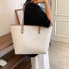 Women's bag new 2025 Korean version shoulder bag printed plaid tote bag handbag mother and child large capacity bag