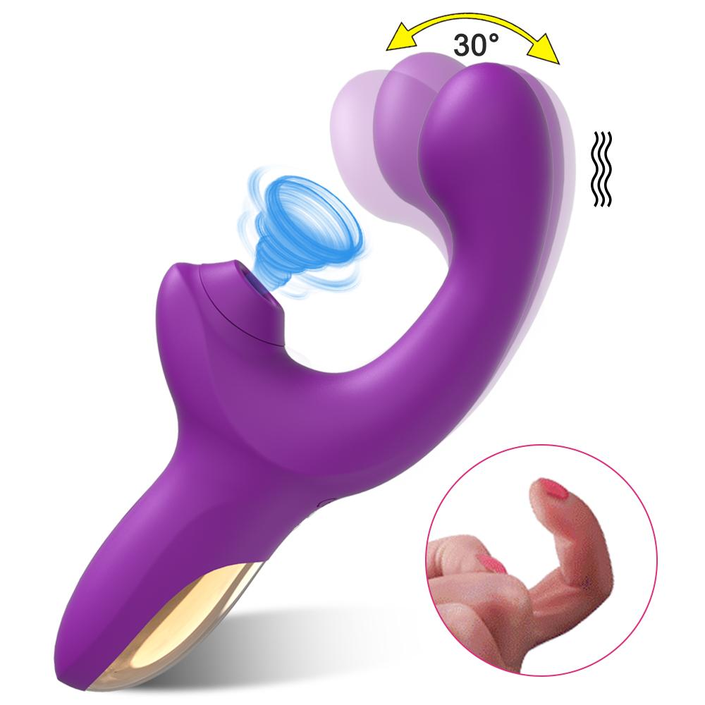 Powerful 20 Speed Dildo Vibrator Sex Toy For Women Clit Sucker Vacuum G-Spot Clitoris Stimulator Female Masturbation Adult Goods