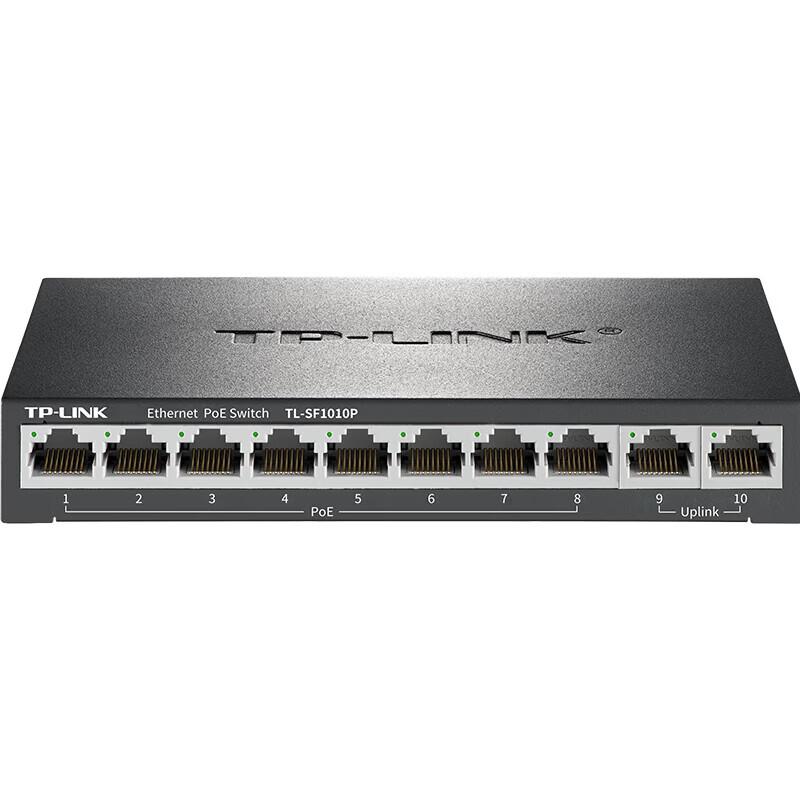 TP-LINK 10-Port 100Mbps PoE Switch (TL-SF1010P)