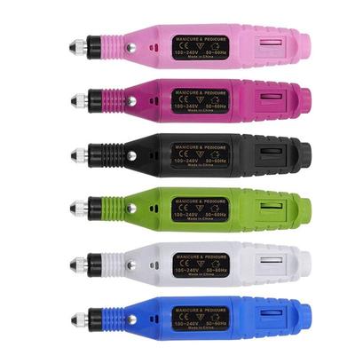 Zestaw narzędzi obrotowych USB Mini do szlifowania elektrycznego o zmiennej prędkości obrotowej Pióro do grawerowania wierteł do narzędzi do frezowania i polerowania