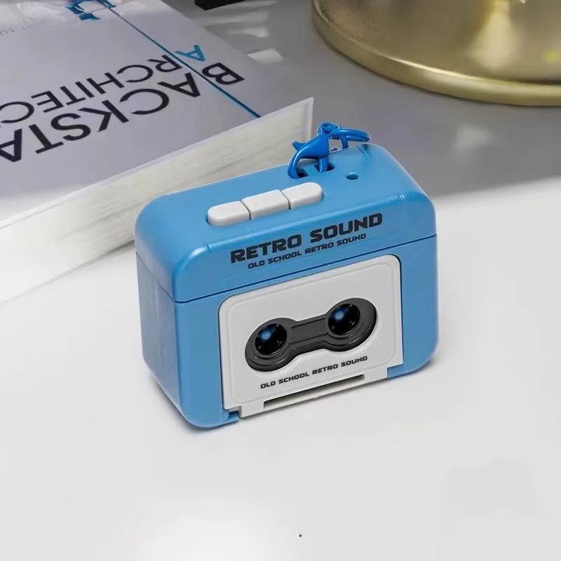 

Кассетный плеер Подарок-признание: Мини Музыкальная шкатулка с записью, брелок-игрушка