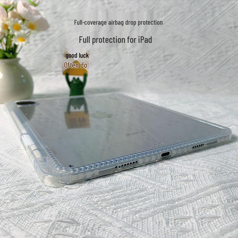 Compatible Apple iPad Case: Fully Transparent, Anti-Bending, Acrylic Protective Shell for Air 10.9 & Pro 11.