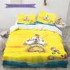 Diddl the Jumping Mouse5 Pattern Bedding Quilt Set  Home Decoration  Gift (1 * Duvet Cover + 2 * Pillowcase  Without Core)