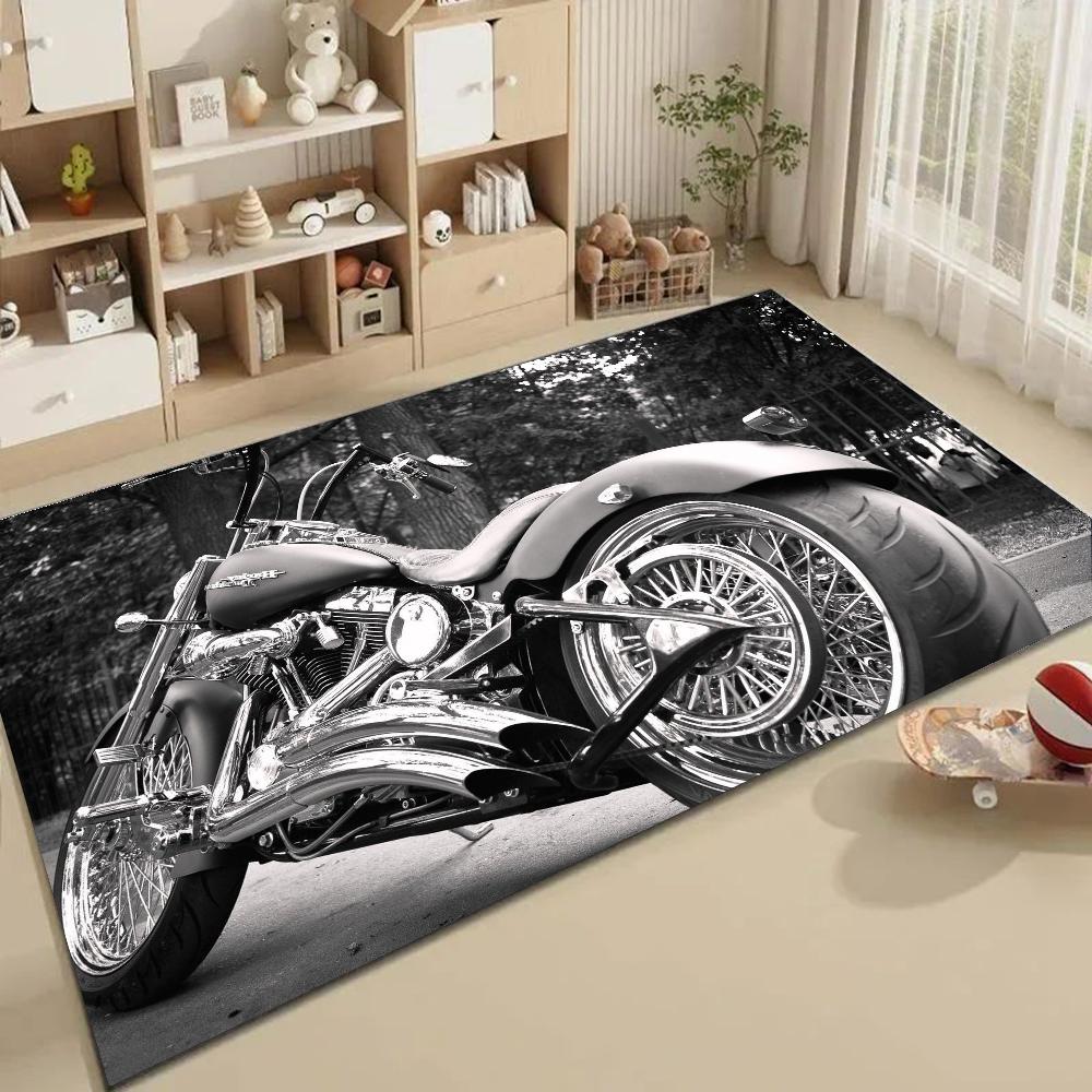 1ks Vintage Moto Koupelnové Absorpční Rohožky Protiskluzové Rohožky Domácí Dekorace Koberce Domácí Kuchyňské Podlahové Rohožky