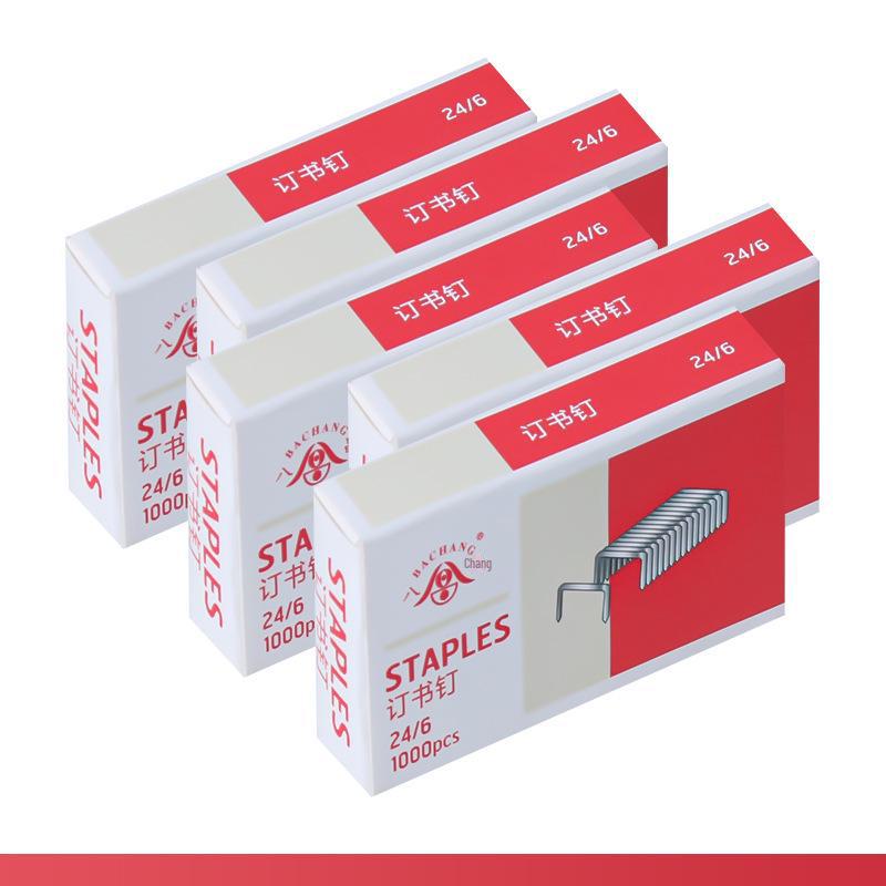 Portable Macaron Color Stapler, Labor-Saving Medium-Sized Binding Machine for Office and Stationery Needs