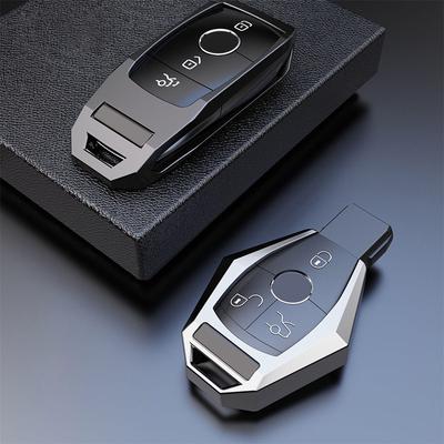 Zinc Alloy Car Key Case Cover for Mercedes Benz AMG A C E S Series E200L E300L C260L E260 W204 W212 W176 CLA GLA Acessories
