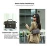 Women's High-Grade Retro Leather Underarm Lunch & Cosmetic Bag - 2025 Fashion Versatile Handheld Style