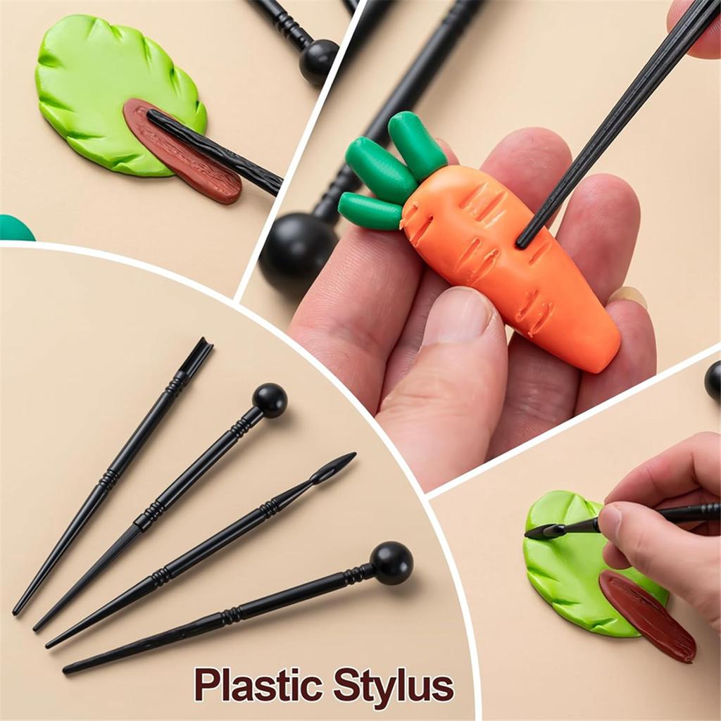 2025+ Clay Tools Kit, 27 PCS Pottery Tools, Practical Polymer Clay Sculpting Tools Kit, Air Dry Clay Tools Set for Kids