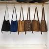 Koreanische Retro-Leopard-Wildleder-Eimer-Tasche - Vielseitige Umhänge-Tragetasche für Damen