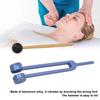 Therapy Tuning Fork 128HZ Tuning Forks Paint Process Aluminum Alloy Tuning Fork Set with Hex Wrench Small Hammer