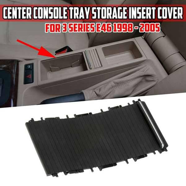 BMW 3er E46 Becherhalterabdeckung (1998-2005), Schwarzes ABS