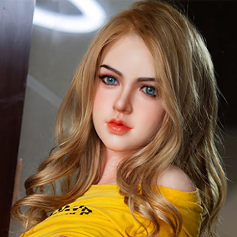 Replaceable TPE Head for Sex Dolls (Fits 130-180CM Bodies) - Upgrade Your Doll's Realism with a Wig-Compatible, Lifelike Head
