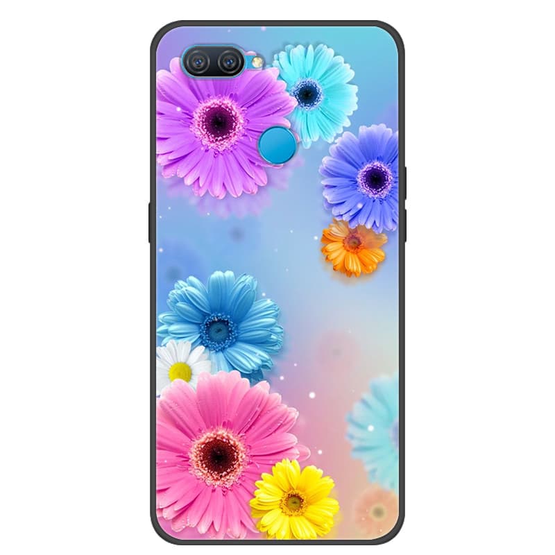 For OPPO A12 Case Cool Painted Cover Soft Silicone Phone Case For OPPO A7 AX7 Back Covers Bumper Coque A12 CPH2083 CPH2077 Coque