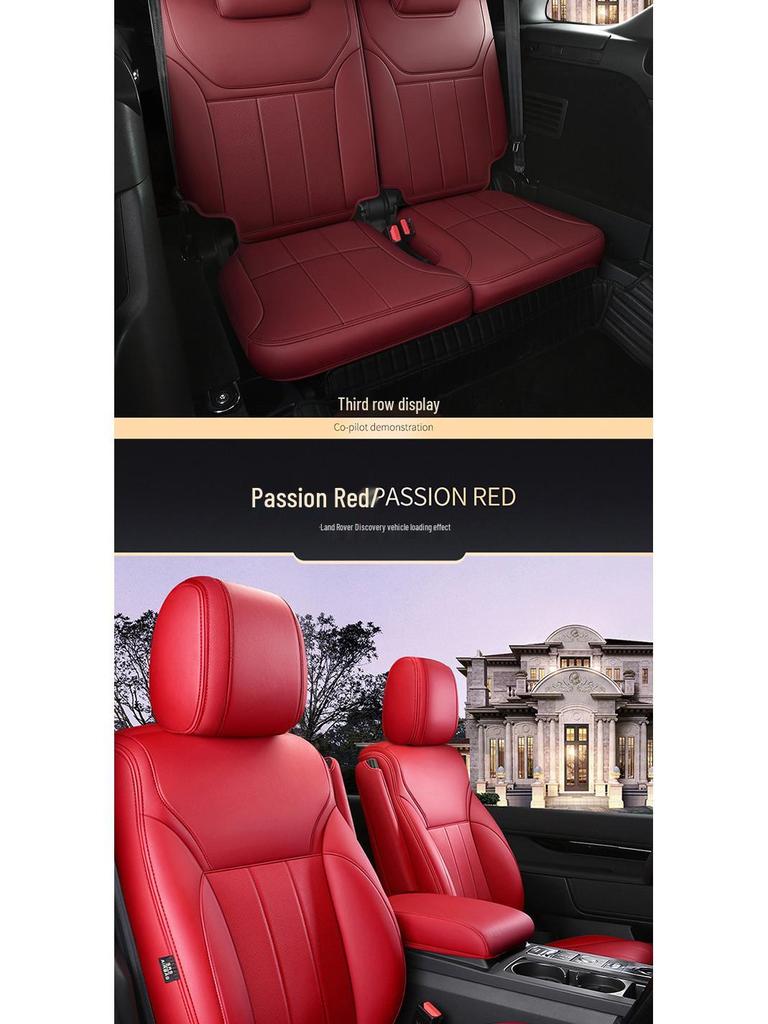 All-Season Universal Leather Seat Cover, Wear-Resistant, Full Coverage, Fits All Car Models
