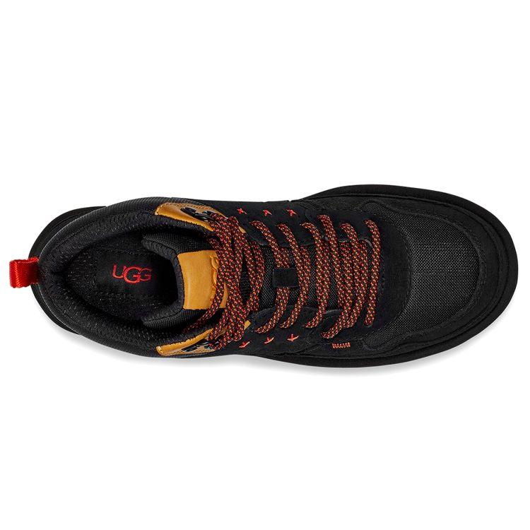 UGG Highland Hi Heritage Durable Slip-Resistant High-Top Casual Fashion Sneakers Women Sneakers Black 1120096-BLK