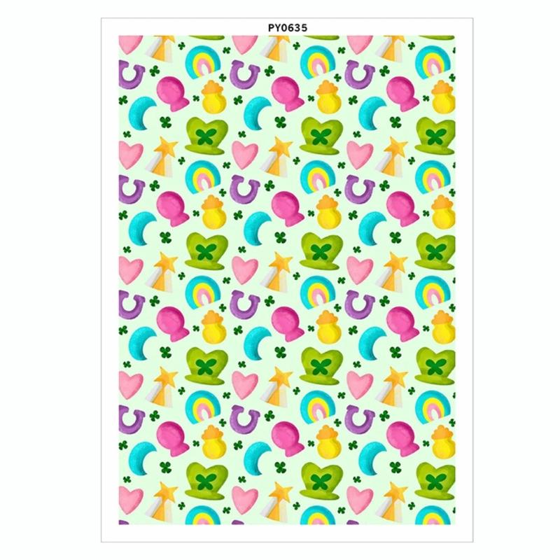 

Easy To Use Water Slide Decals Marking Stickers For Patricks Day Decorating Projects With Waterproof Design