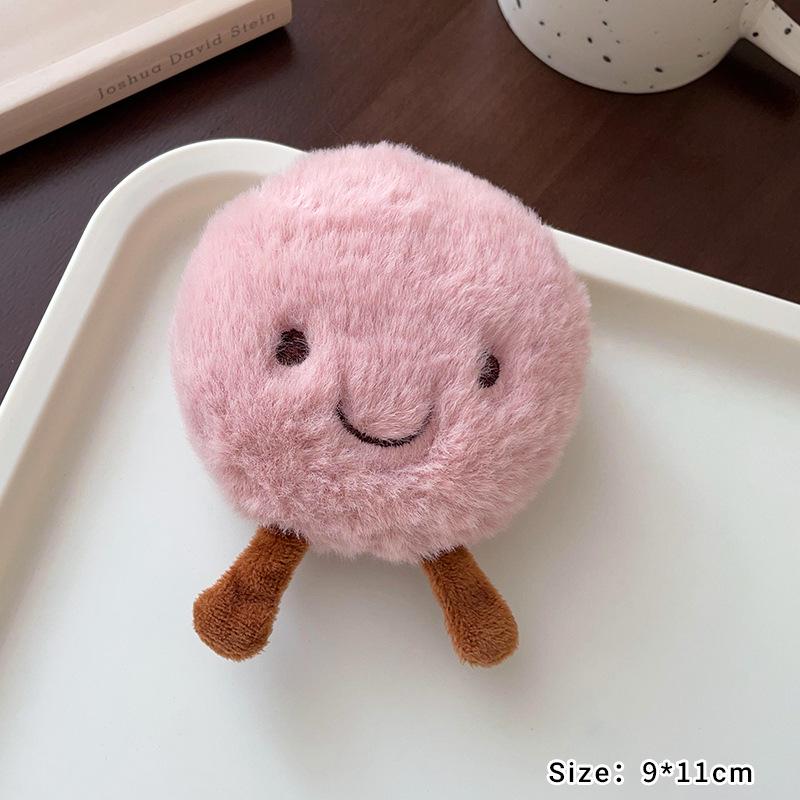 Japanese Kawaii Sunflower Panda Plush Brooch - Adorable Pin for Clothes, Bags, and Accessories.