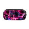Kpop Demon Hunters Portable Pencil Pouch Nylon Storage Case For Kids And Teens