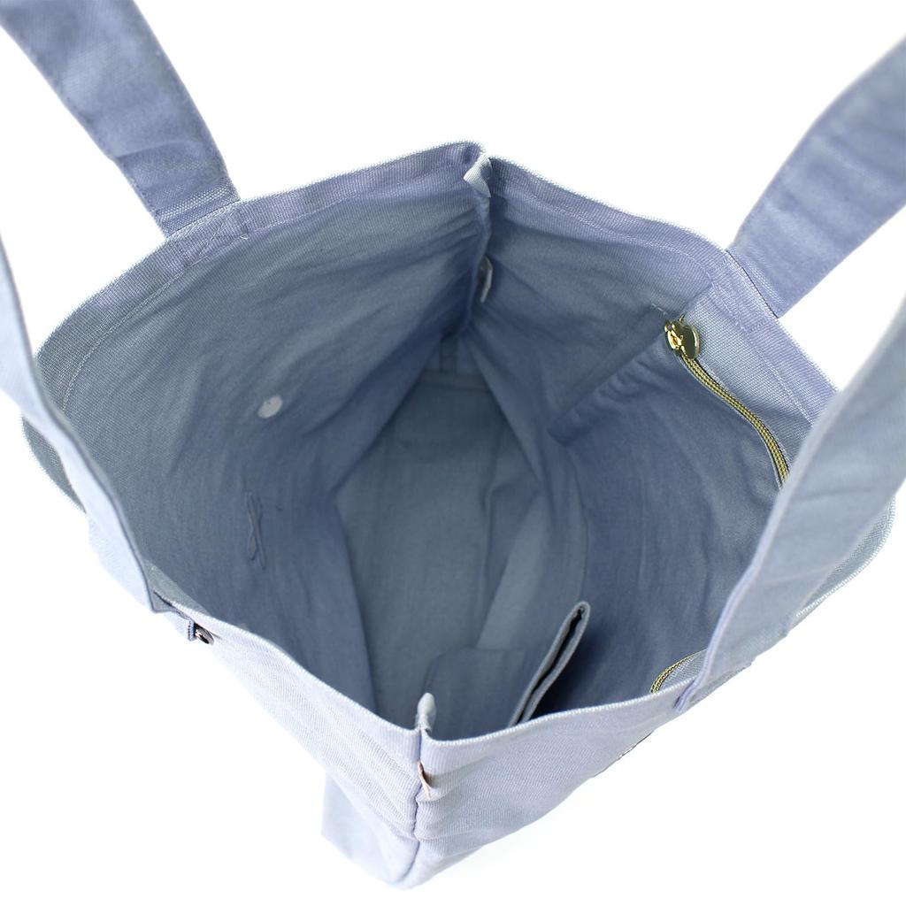 Hapitas Miffy Tote Bag Light Blue Face 6075-M