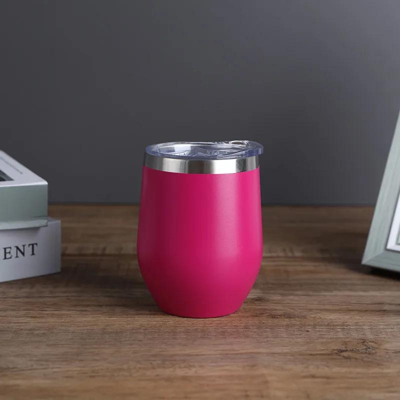 12OZ Edelstahl Eierschalenbecher Kalt- und Heiß-Thermobecher Bierkrüge Weingläser Becher Thermobecher für Kaffee