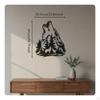 Wolf Metal Wall Art Cut Minimalist Design Iron Animal Hanging for Nature