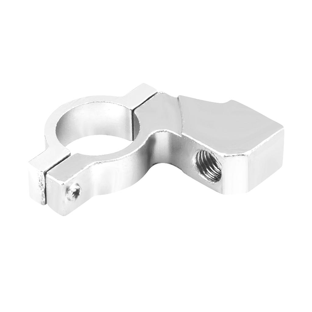 10mm Motorcycle Rearview Mirror Bracket Handlebar Mount Mirror Adapter Holder Clamp Silver