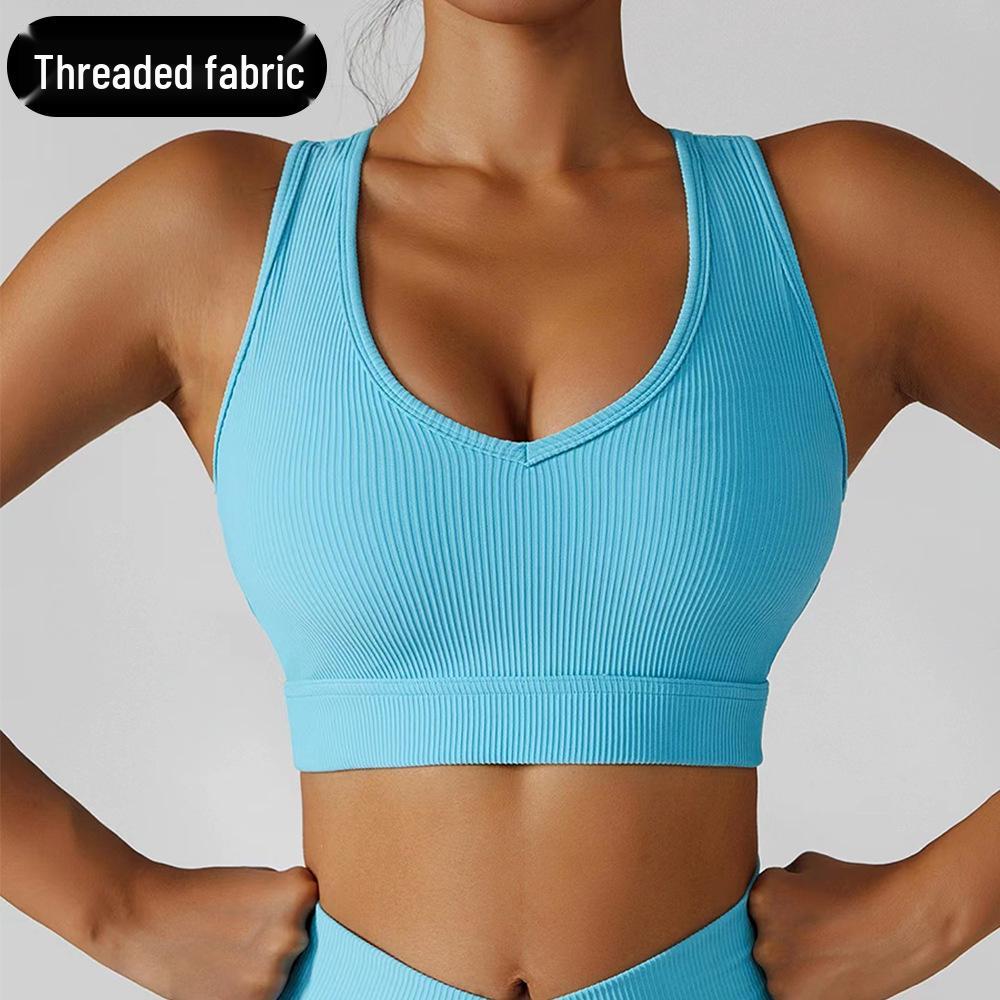 

Cross-Border High Impact Shock-Absorbing Yoga Sports Bra Large