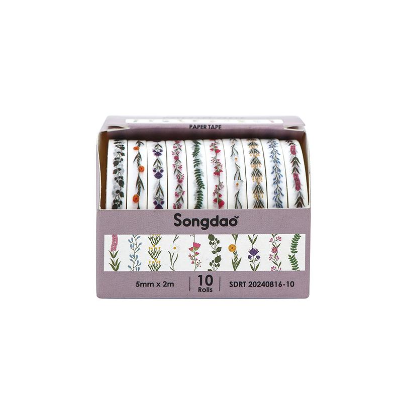 

10 рулонов тонкой базовой васи-ленты, принадлежности для скрапбукинга, набор васи-лент Rainbow Cinta Adhesiva Decorativa Journal Diary васи-ленты