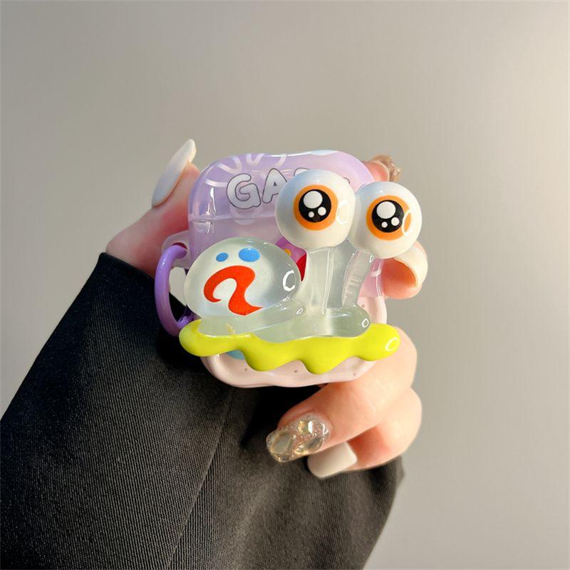 

Мультяшный 3D Милый для Airpodspro2 Поколения Apple Защитный Чехол Bluetooth Airpods4 Чехол для Наушников 3 Поколения airpods1/2 generation Worm + Torus