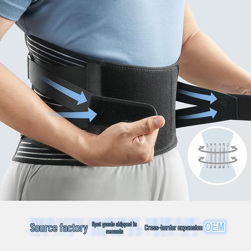 

Летний пояс для поясницы: Дышащая декомпрессия талии, поддержка стальной пластиной, формирование живота для мужчин и женщин. L чёрный