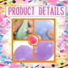 Kitten Squeeze Stress Toy, Soft Cat Fidget Ball, Cute Animal Decompression Toy for Office Desk, Gift for Cat Lovers