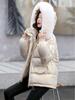 2025 Women's Shiny Wash-Free Down Jacket: Short, Loose, Korean Fashion, Warm, Trendy Style