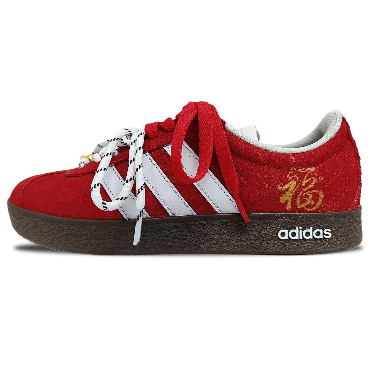 

Adidas VL COURT 2.0 Low top Skateboard Shoes Unisex Red HQ1802(Team1248- ) 36