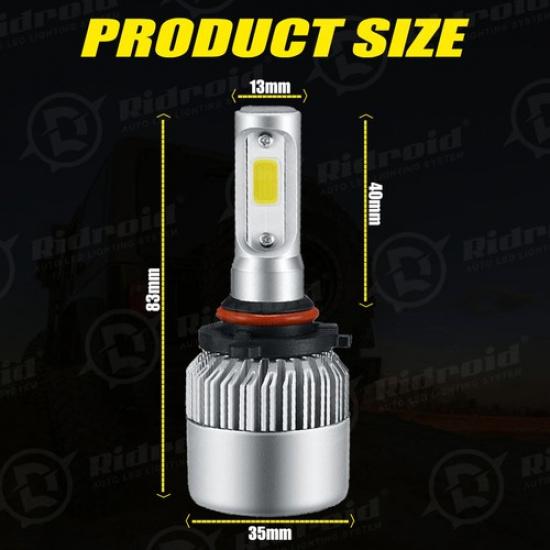 For Toyota RAV4 2013 2014 2015 - 4x 9005 LED Headlight Bulbs Kit High Low Beam