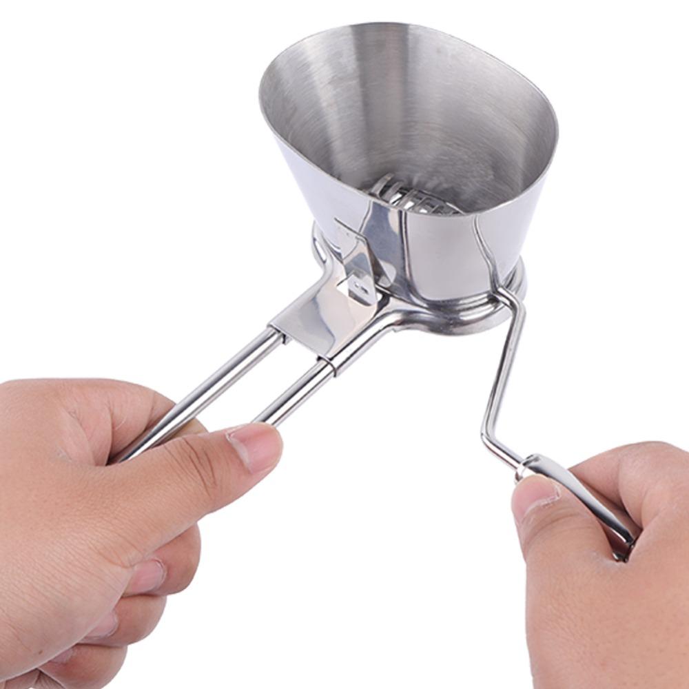 Stainless Steel Vegetable Chopper Efficient Rolling Mincer Spice Mill Durable Easy to Clean Coriander Chopper Home Cooking