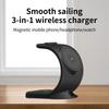 Magnetic Wireless Charger 3 in 1 Fast Charging Station For Magsafe iPhone 17 16 15 14 Pro Max iWatch 10 9 8 7 6 SE AirPods Pro